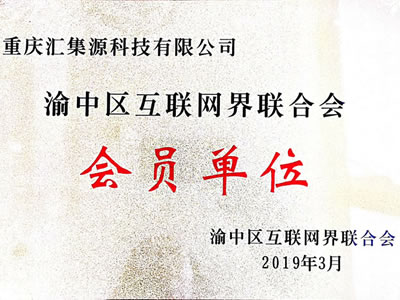 渝中區(qū)互聯(lián)網(wǎng)界聯(lián)合會員單位